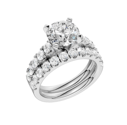 14K 3.50CT Lab Grown Diamond Bridal 67795