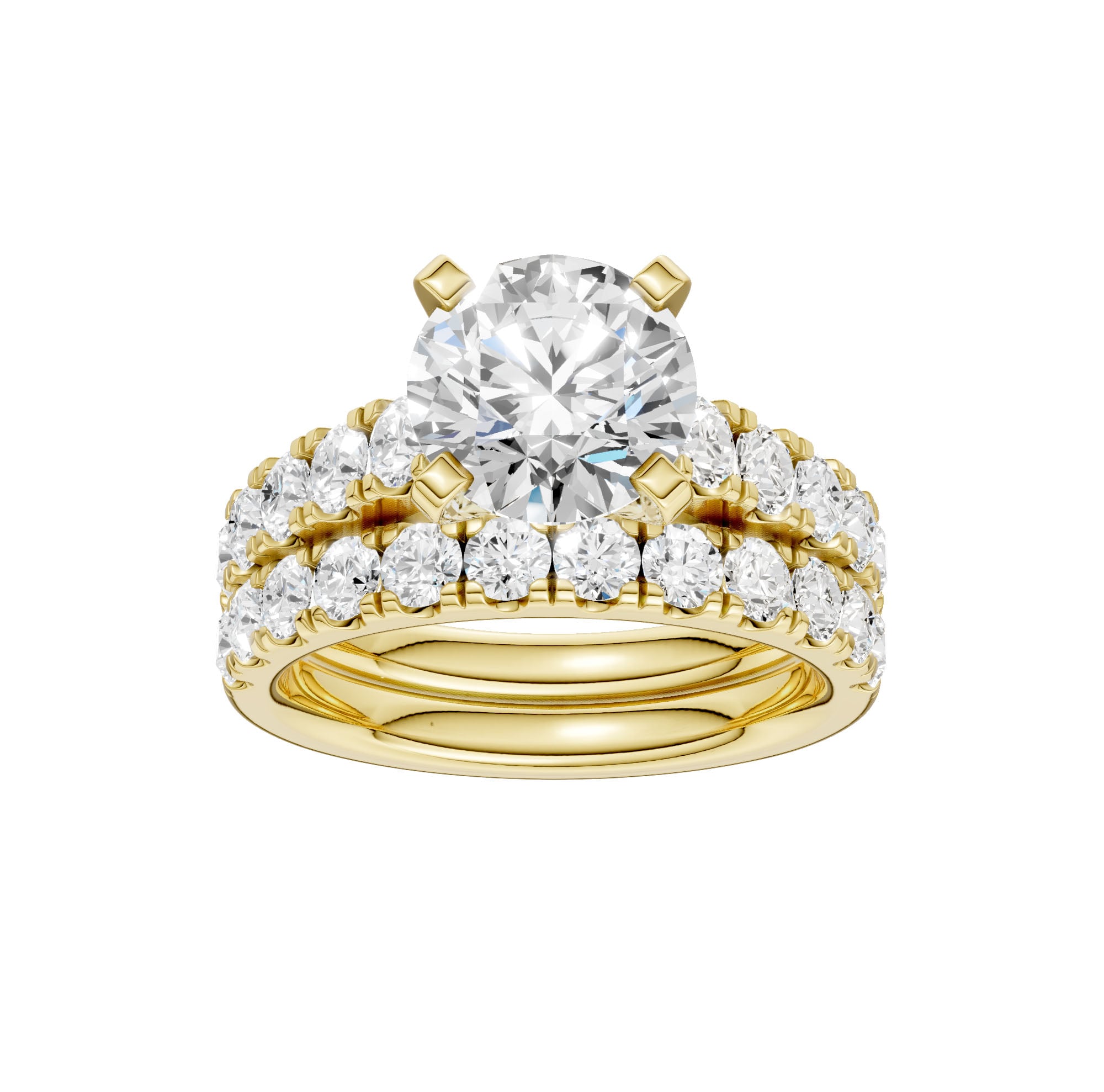 14K 3.50CT Lab Grown Diamond Bridal 67796