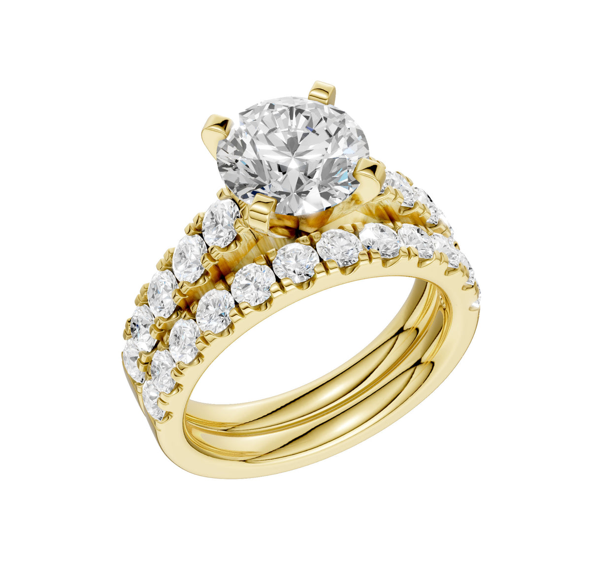 14K 3.50CT Lab Grown Diamond Bridal 67796