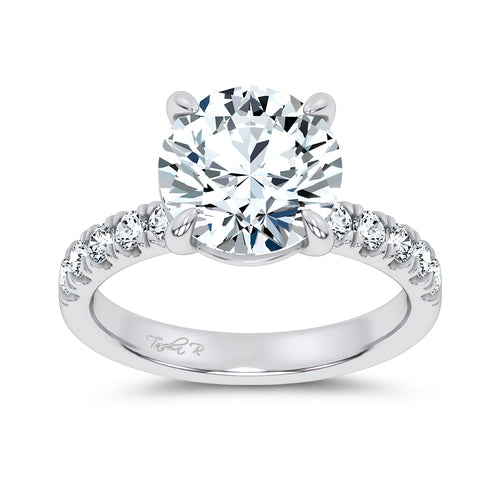 14K 4.50CT Certified Lab Grown Engagement Ring 67806