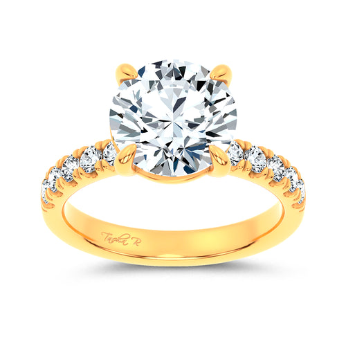 14K 4.50CT Certified Lab Grown Engagement Ring 67807