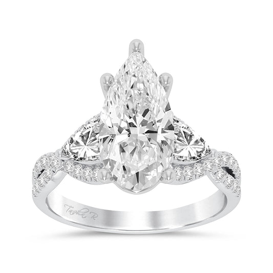 14K 3.90CT Certified Lab Grown Diamond Ring 67820