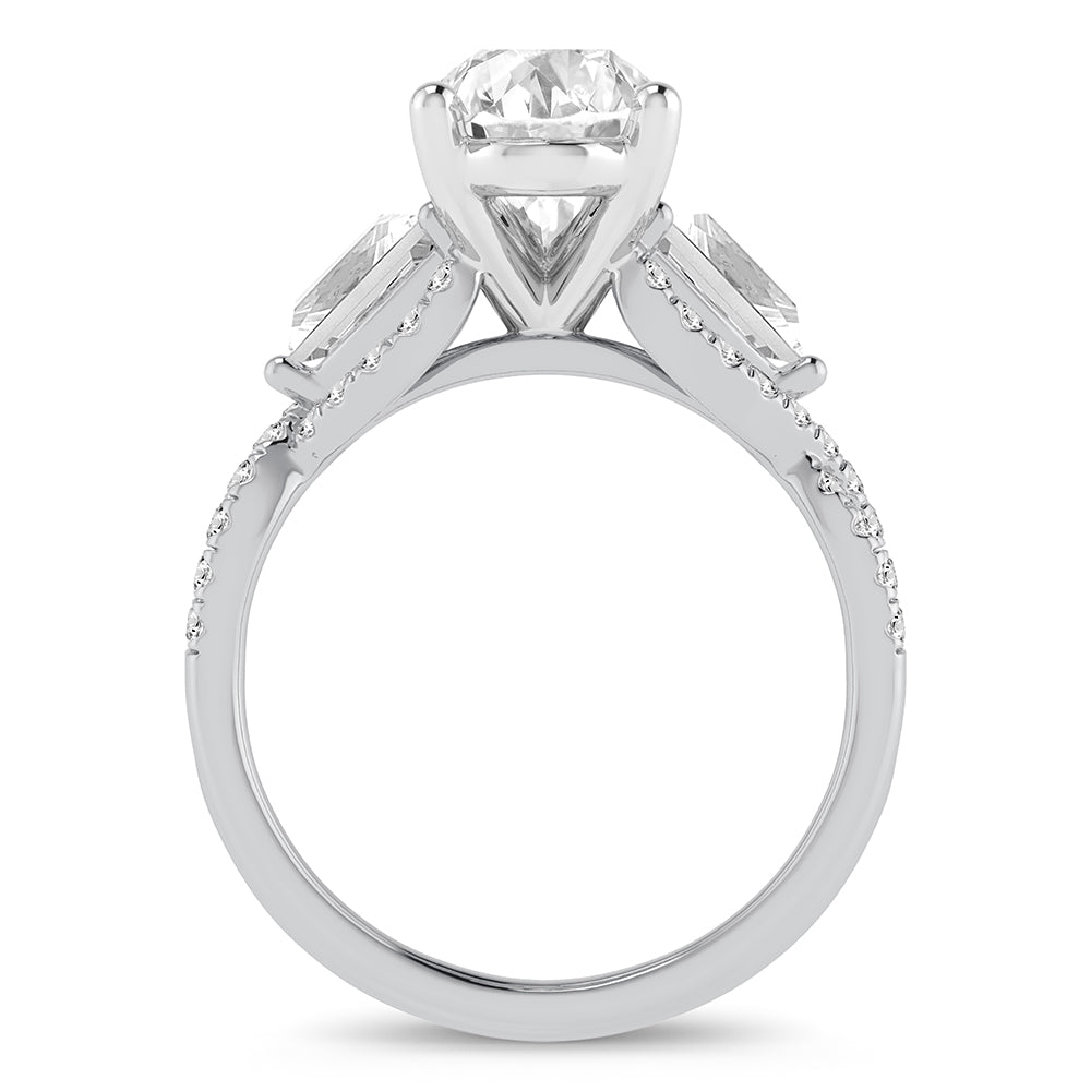 14K 3.90CT Certified Lab Grown Diamond Ring 67820