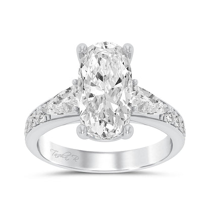 14K 3.90CT Certified Lab Grown Diamond Ring 67822