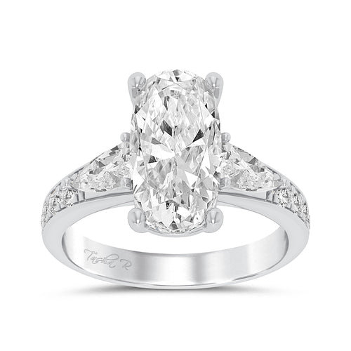 14K 3.90CT Certified Lab Grown Diamond Ring 67822
