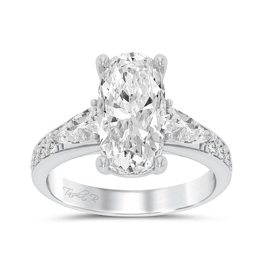 14K 3.90CT Certified Lab Grown Diamond Ring 67822