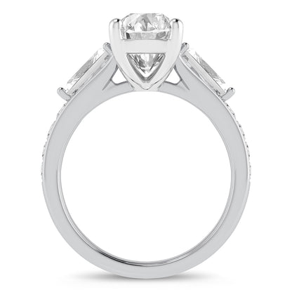 14K 3.90CT Certified Lab Grown Diamond Ring 67822
