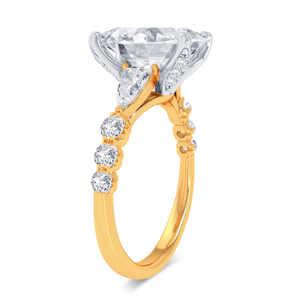 14K 2.79CT Certified Lab Grown Diamond Ring 67825