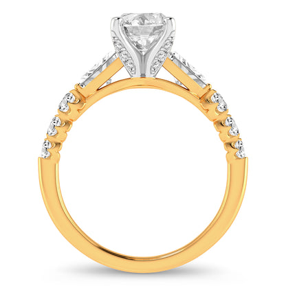 14K 2.79CT Certified Lab Grown Diamond Ring 67825
