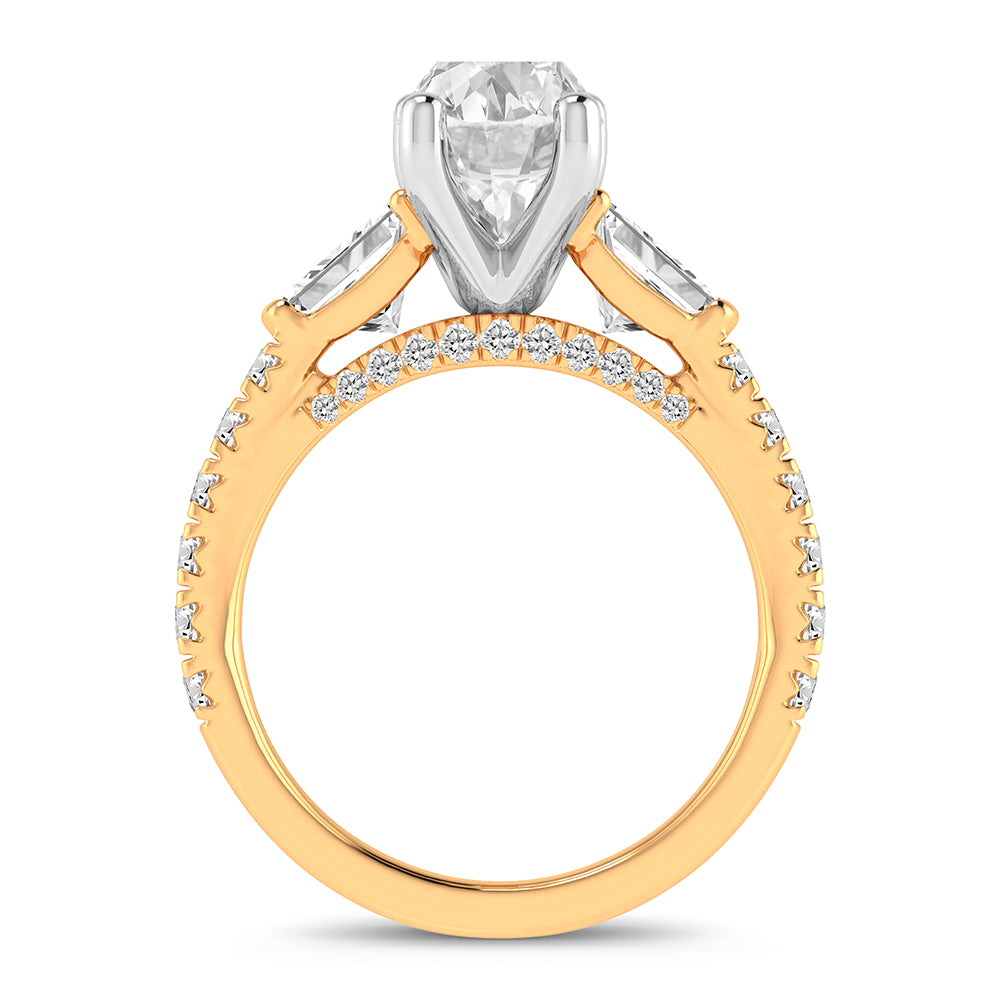 14K 2.79CT Certified Lab Grown Diamond Ring 67827