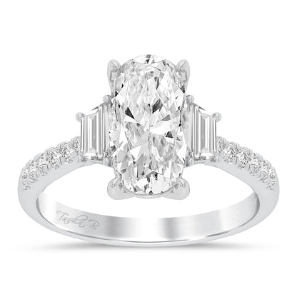 14K 2.79CT Certified Lab Grown Diamond Ring 67830