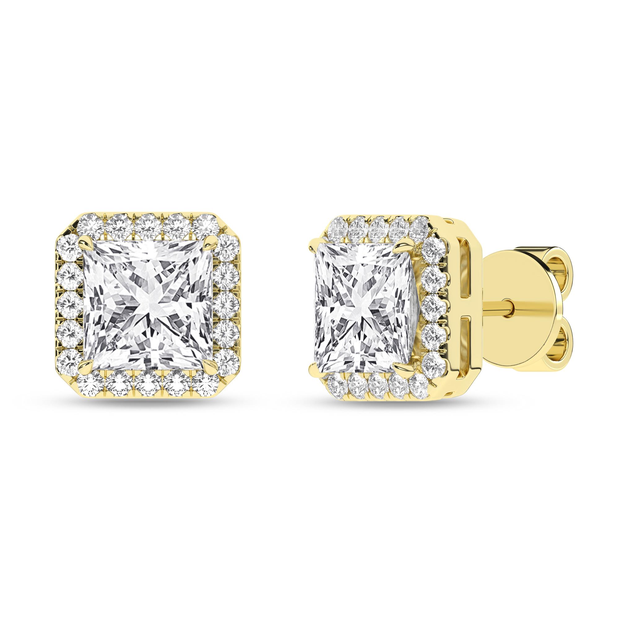 14K 2.25ct Certified Lab Grown Diamond Earrings 67857