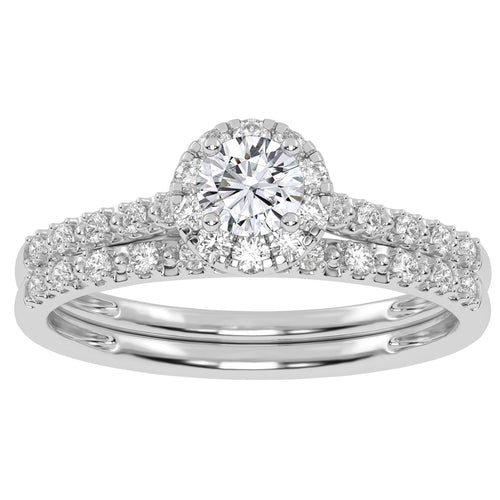 10K 0.38CT  Certified Lab-Grown Diamond Bridal Set 67938