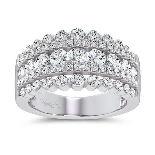 14K 2.00CT Lab Grown Ladies Band 68323
