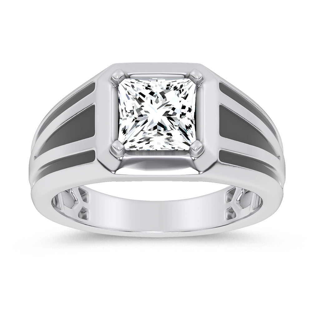 14K 2.00CT Certified Lab Grown Mens Ring 68324