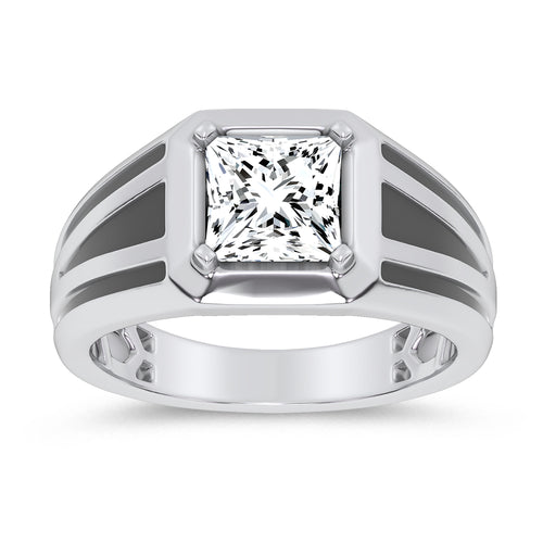 14K 2.00CT Certified Lab Grown Mens Ring 68324
