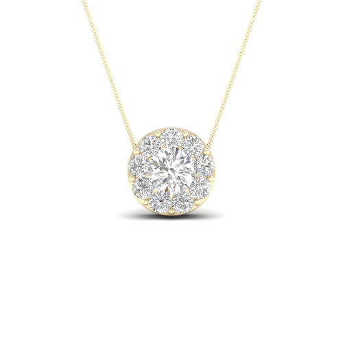 14K 2.00CT Lab Diamond Pendant 68420