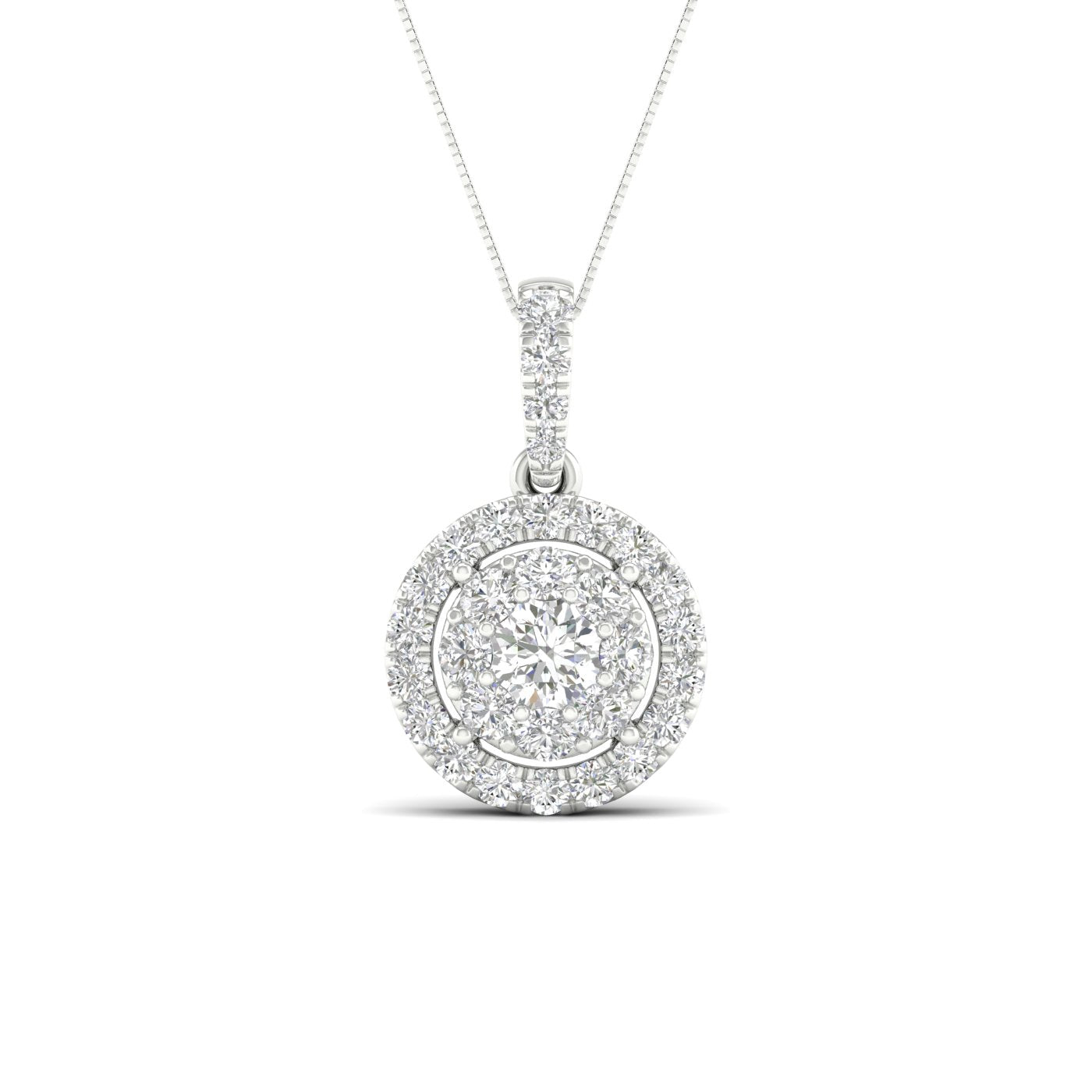 14K 0.50CT Lab Diamond Pendant 68423