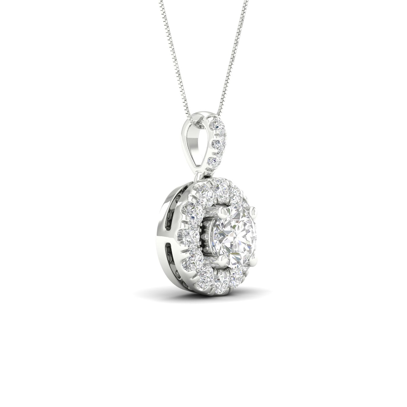 14K 0.50CT Lab Diamond Pendant 68425