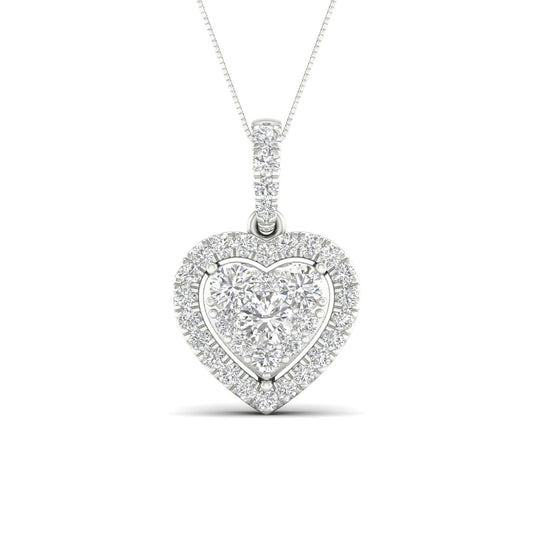 14K 0.50CT Lab Diamond Pendant 68435