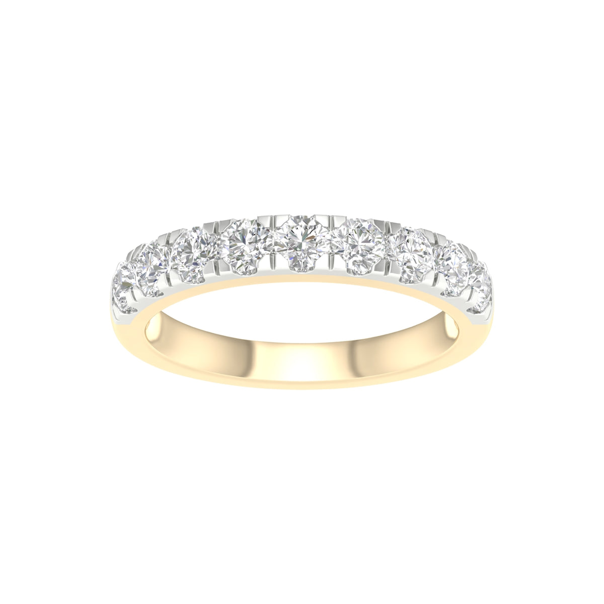 14K 1.00CT Certified Lab Grown Diamond Band 68439