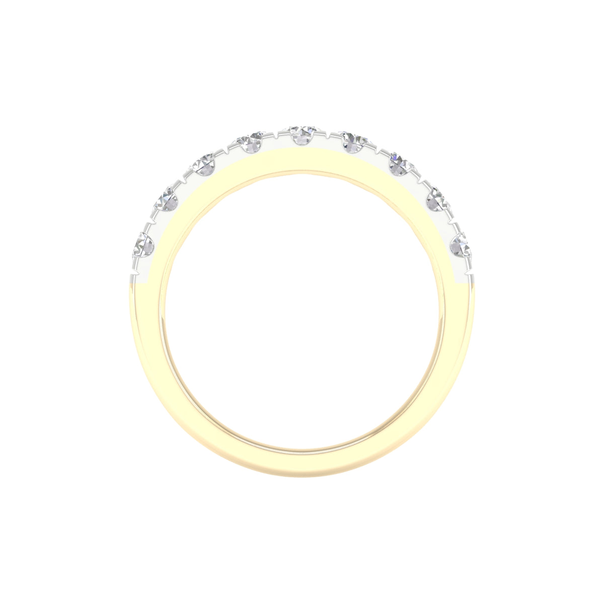 14K 1.00CT Certified Lab Grown Diamond Band 68439