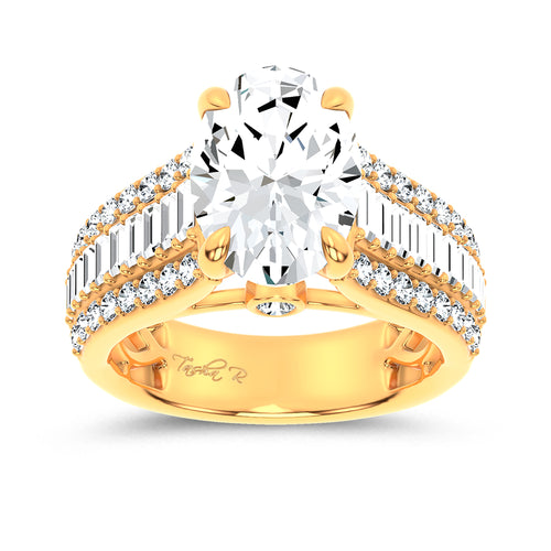 14K 4.00CT Certified Lab Grown Engagement Ring 68494