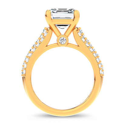 14K 4.00CT Certified Lab Grown Engagement Ring 68495