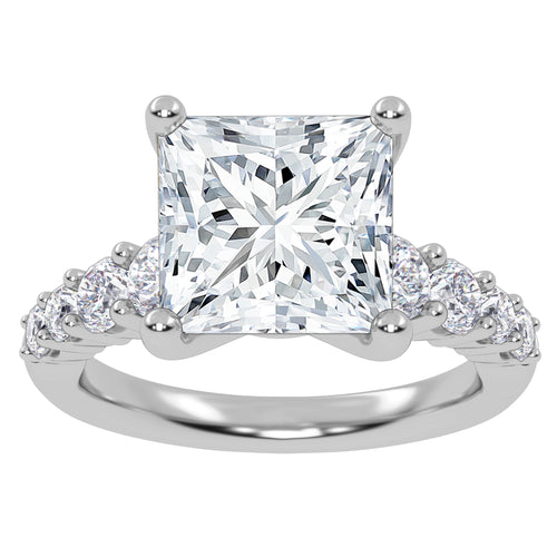 14K 3.75CT Certified Lab Grown Diamond Engagement Ring 68515