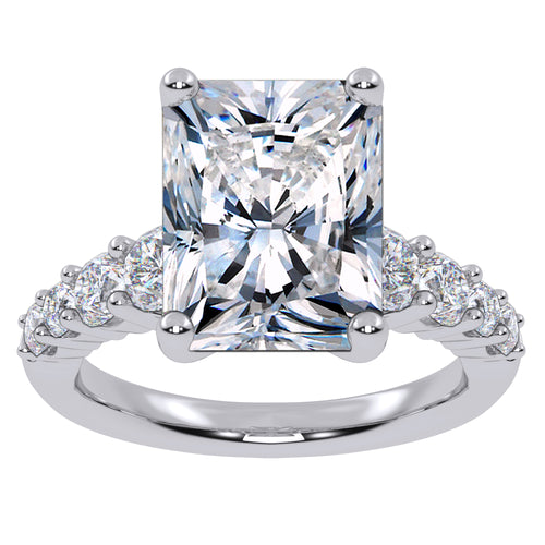 14K 3.75CT Certified Lab Grown Diamond Engagement Ring 68518