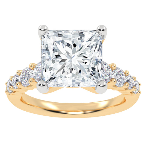 14K 3.75CT Certified Lab Grown Diamond Engagement Ring 68545