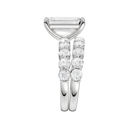 14K 4.00CT Certified Lab Grown Diamond Bridal Set 68770