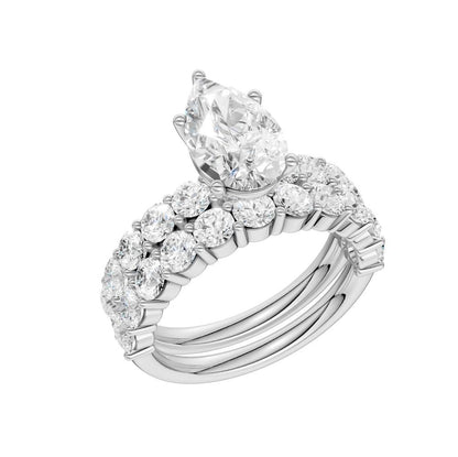 14K 4.00CT Diamond Bridal Set 68772
