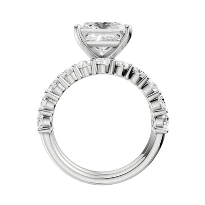 14K 6.00CT Certified Lab Grown Diamond Bridal Set 68782