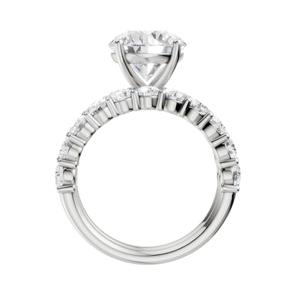14K 4.00CT Certified Lab Grown Diamond Bridal Set 68775