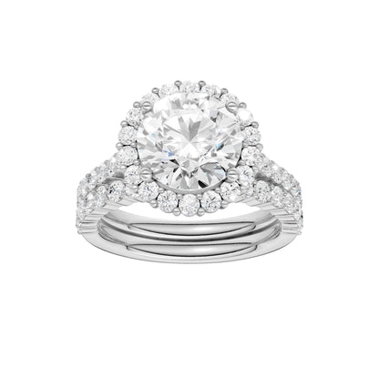 14K 4.00CT DIAMOND BRIDAL SET 68801