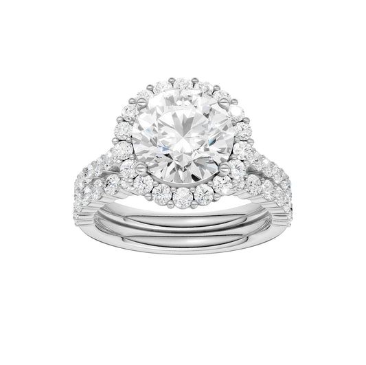 14K 4.00CT DIAMOND BRIDAL SET 68801