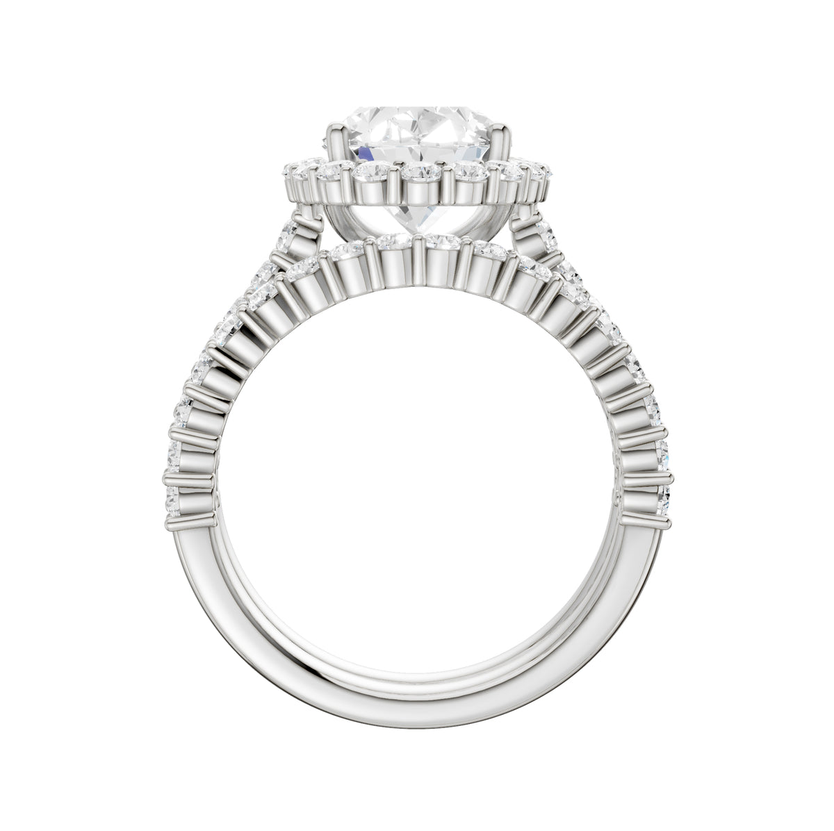 14K 4.00CT DIAMOND BRIDAL SET 68802