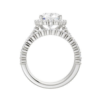 14K 4.00CT DIAMOND BRIDAL SET 68802