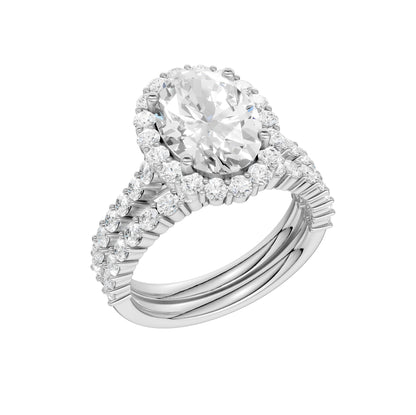 14K 4.00CT DIAMOND BRIDAL SET 68802
