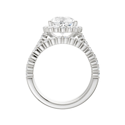 14K 4.00CT DIAMOND BRIDAL SET 68803
