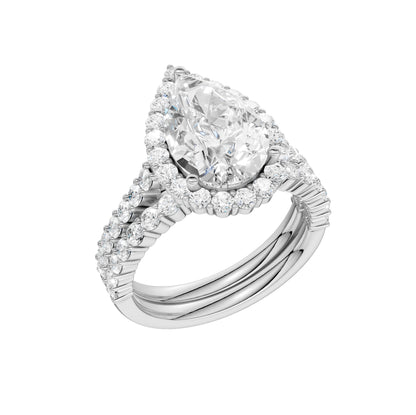 14K 4.00CT DIAMOND BRIDAL SET 68803