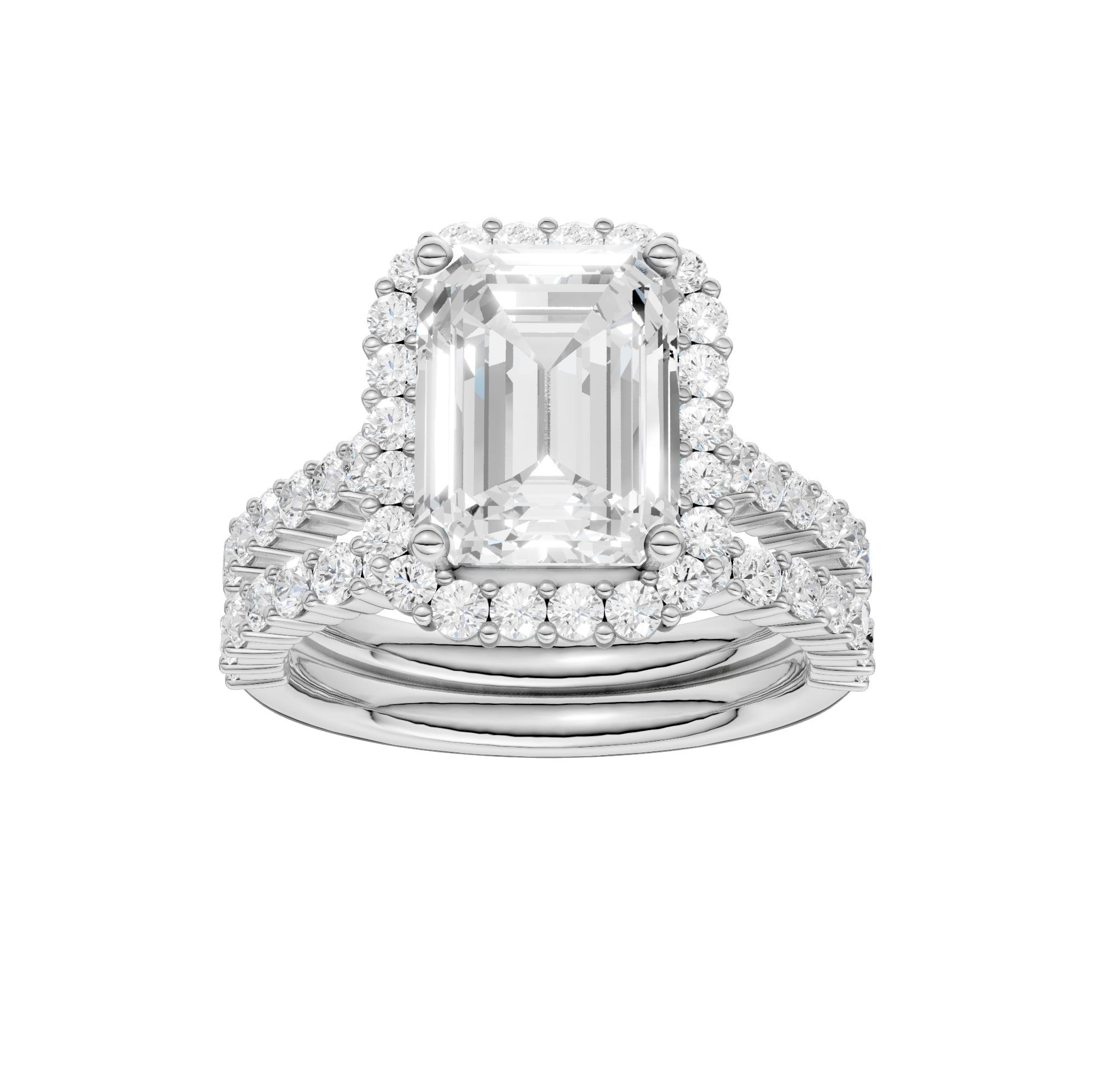 14K 4.00CT DIAMOND BRIDAL SET 68804