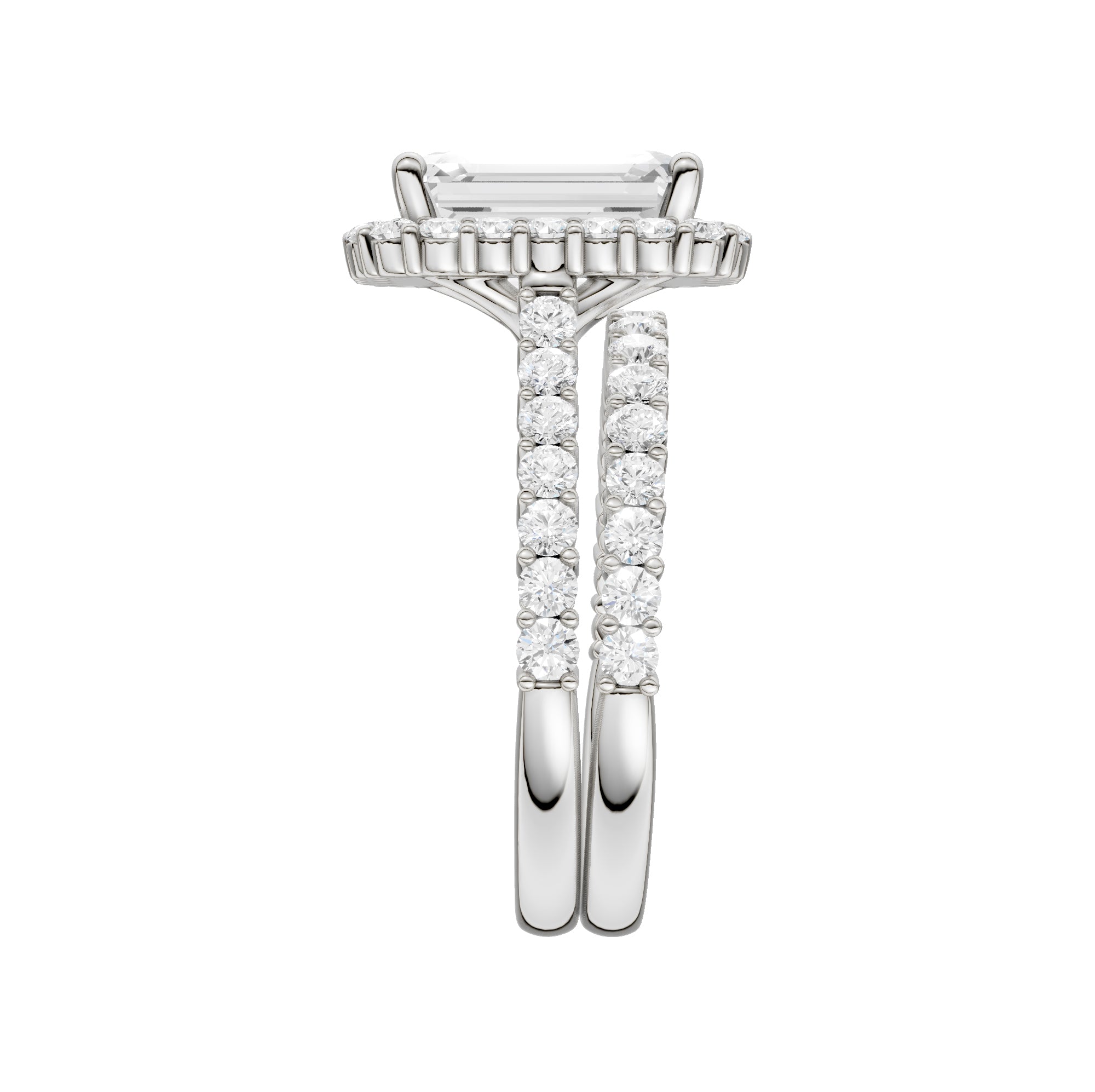 14K 4.00CT DIAMOND BRIDAL SET 68804