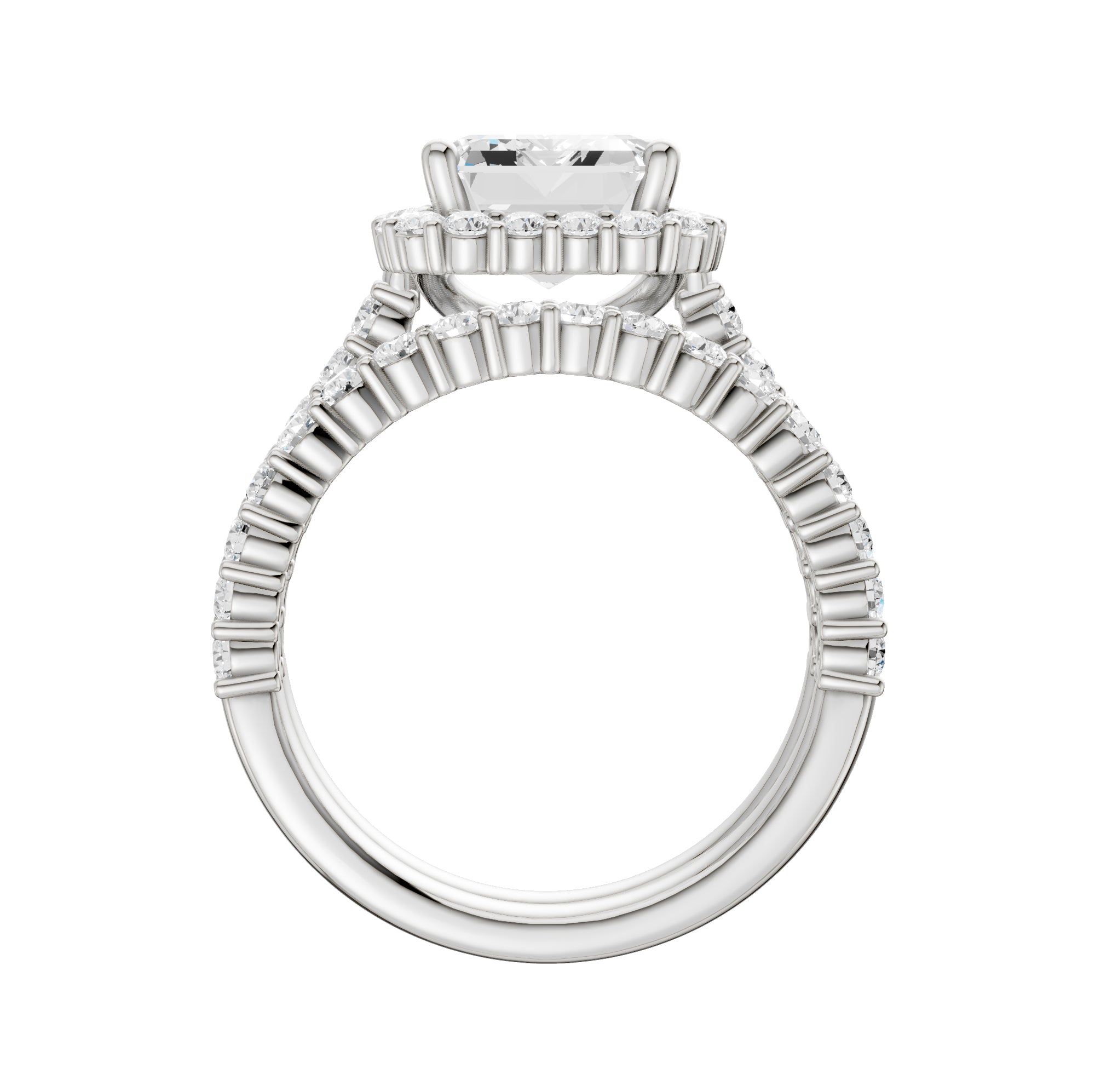 14K 4.00CT DIAMOND BRIDAL SET 68804
