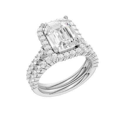 14K 4.00CT DIAMOND BRIDAL SET 68804