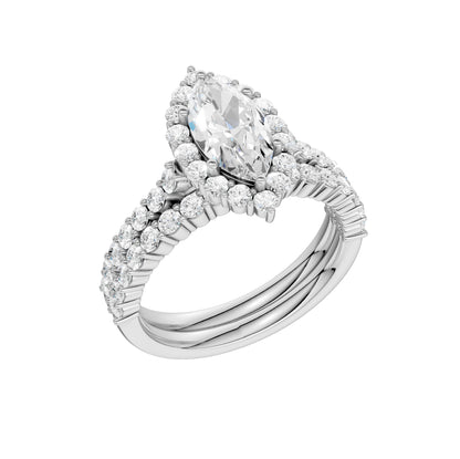 14K 2.00CT DIAMOND BRIDAL SET 68805