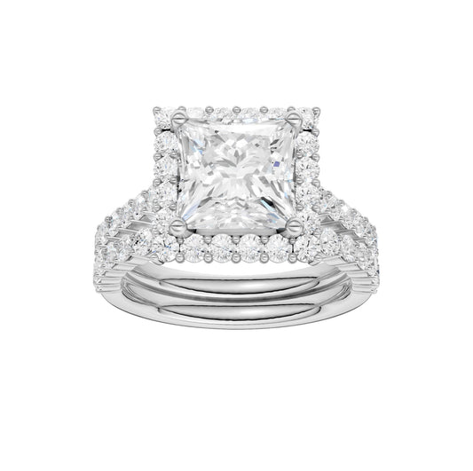 14K 4.00CT DIAMOND BRIDAL SET 68808