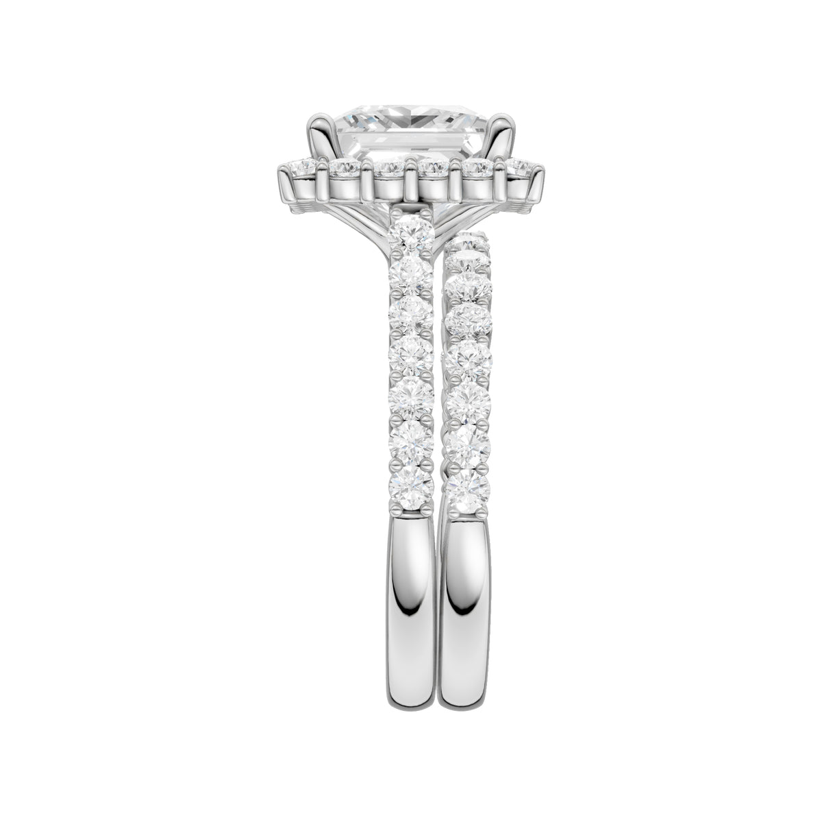 14K 4.00CT DIAMOND BRIDAL SET 68808