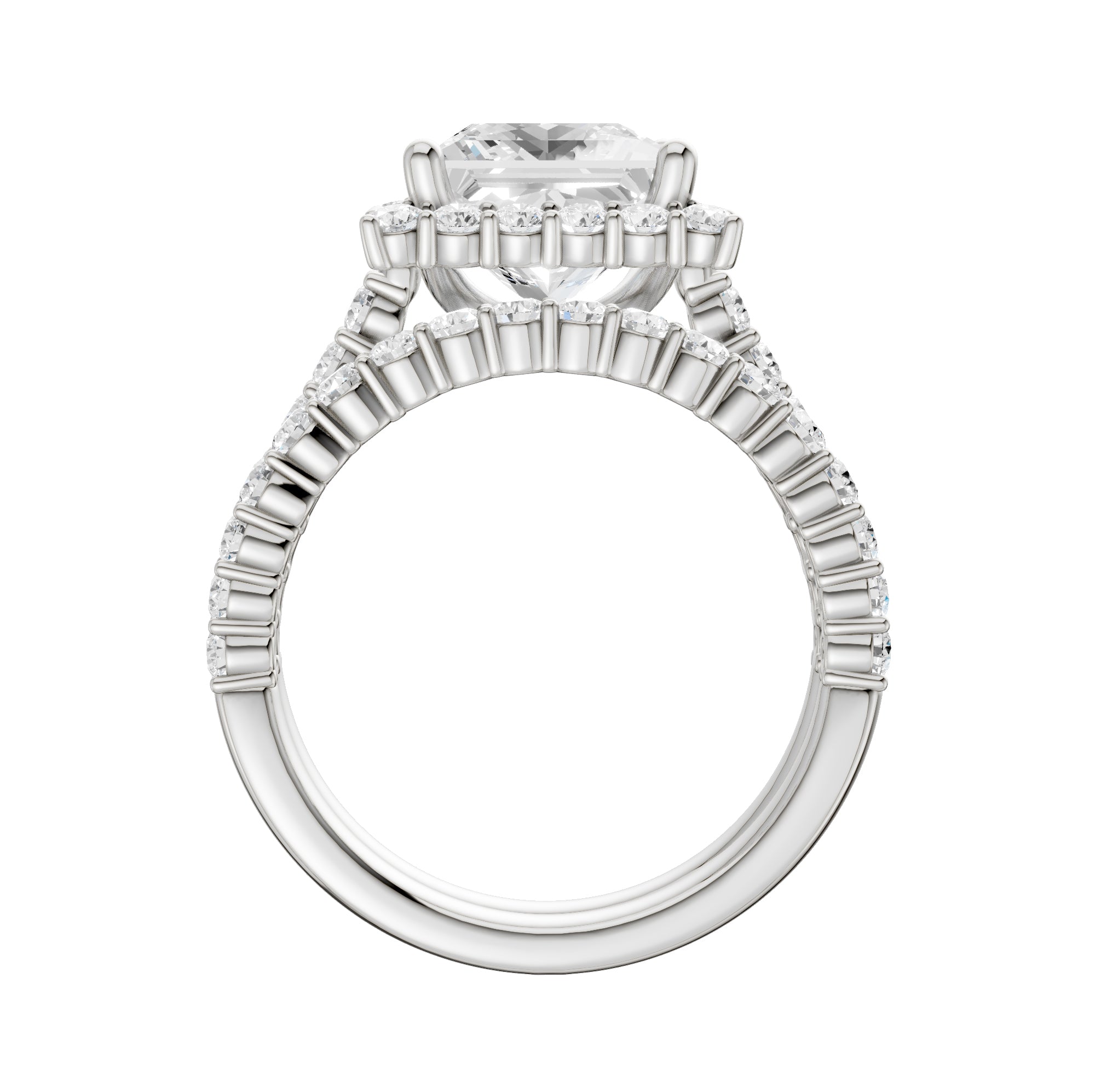 14K 4.00CT DIAMOND BRIDAL SET 68808